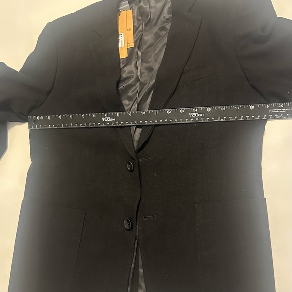 NEW Paul Jones Mens Black Blazer Jacket Size Large - Picture 10 of 10